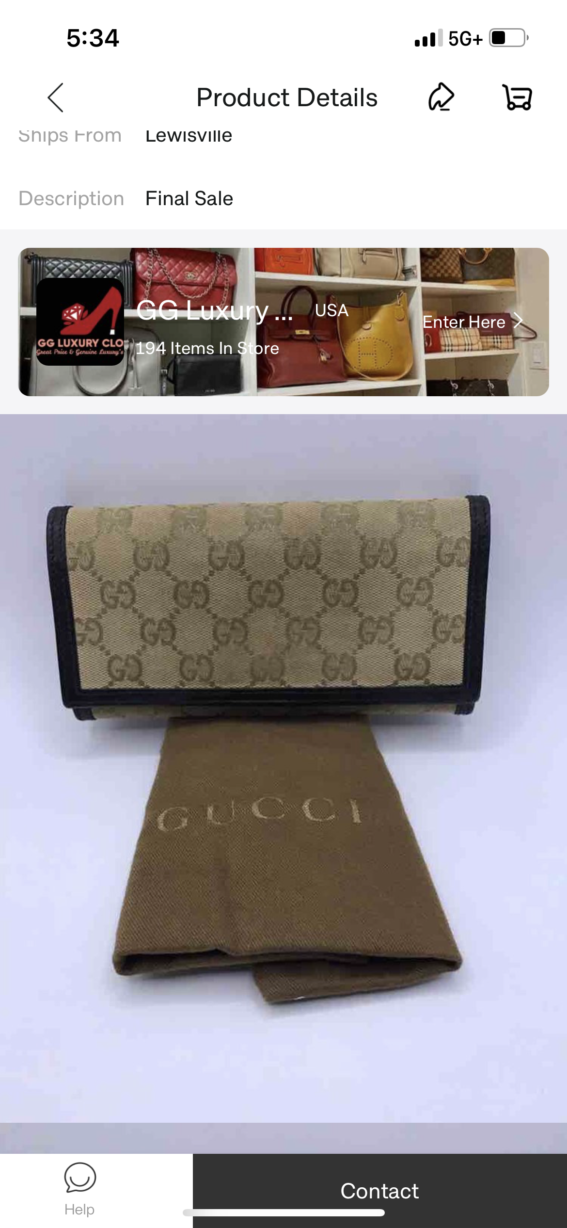 Gucci wallet Maddie P Christian s